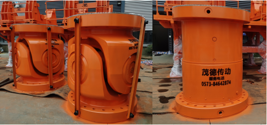 超大型重載十字萬向聯軸器在茂德傳動4