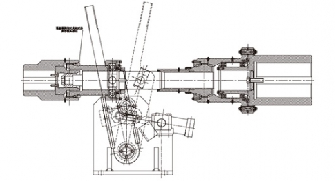 棒材線立轉換專用鼓形齒式離合器